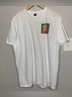 White Graphic Crewneck T-Shirt - Casual Men’s Shirt